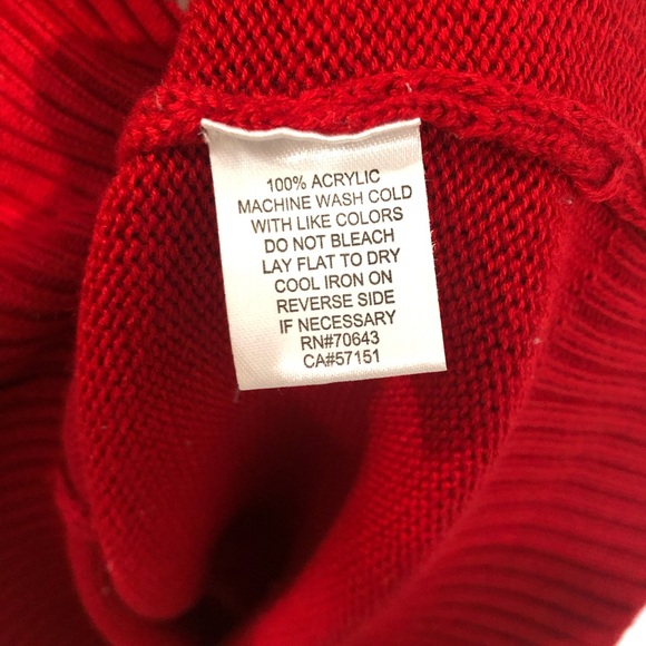 Jessica H Red Sweater Dress - Picture 5 of 8